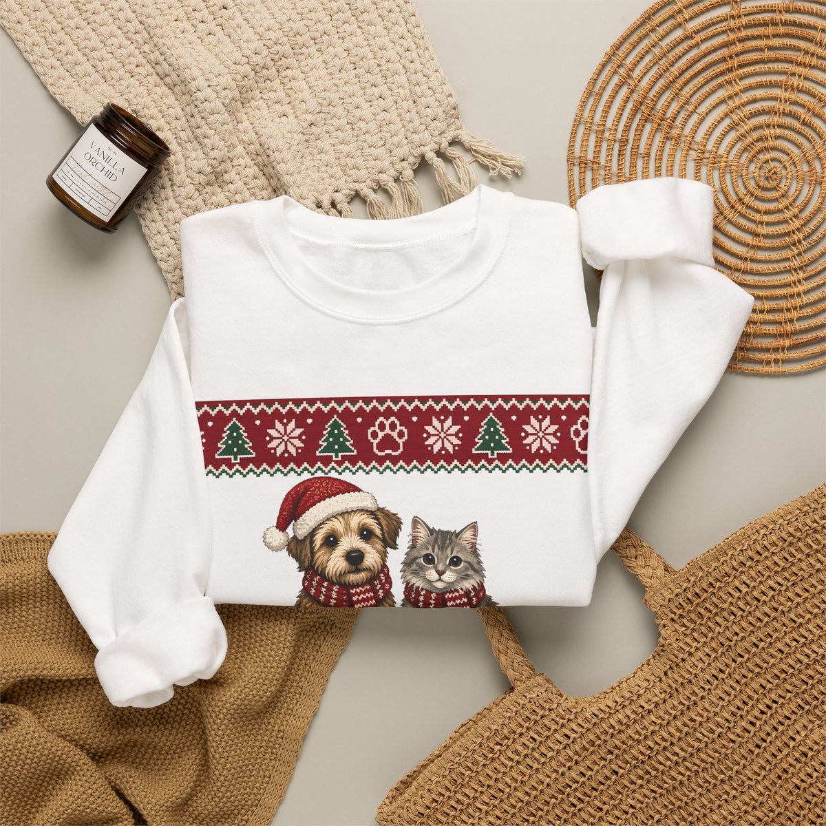Official Favourite Human Christmas Jumper – Dog & Cat Lover Festive Sweatshirt
