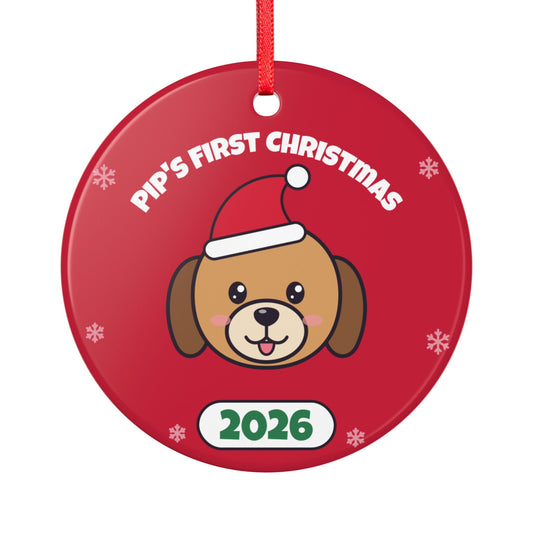 Personalised First Christmas 2026 Ornament