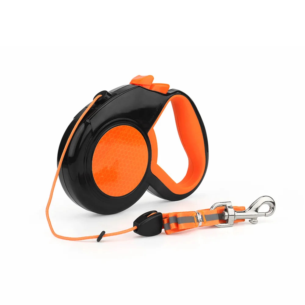 Retractable Dog Lead – Reflective 3M/5M/8M Extendable Leash for Dogs & Cats