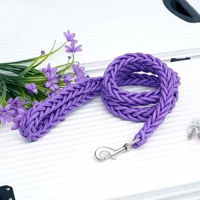 4.5ft Heavy Duty Dog Leash – Braided Nylon Lead for All Breeds | Walking, Hunting & Camping