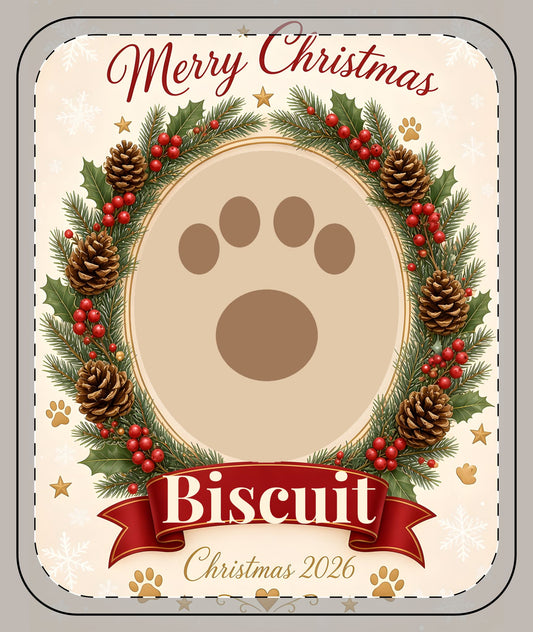 Personalised Pet Photo Sherpa Fleece Blanket – Christmas Cosy Throw