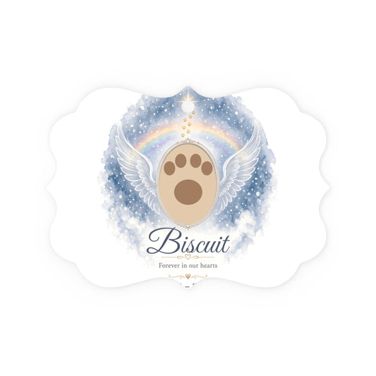 Pet Memorial Christmas Ornament – Personalised Photo, Forever in Our Hearts