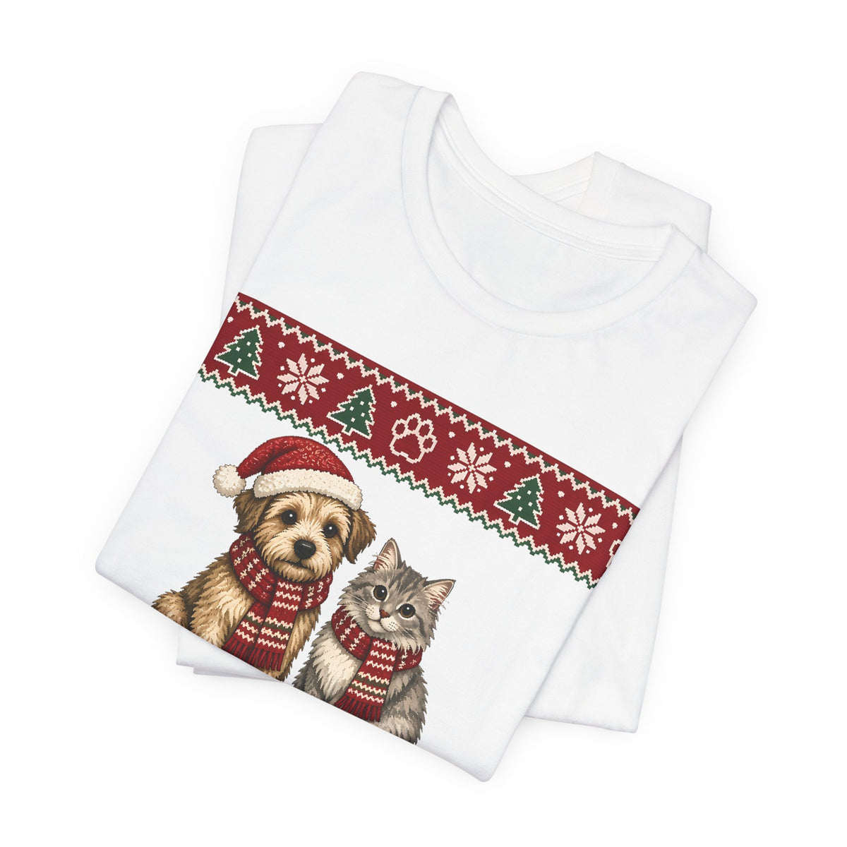 Official Favourite Human Christmas T-Shirt – Dog & Cat Lover Festive Tee