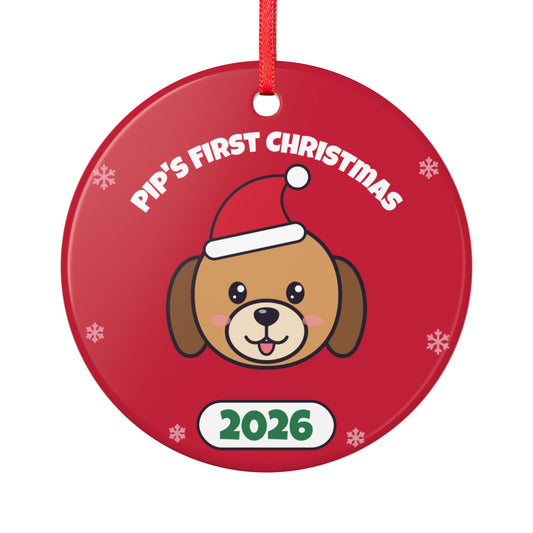 Personalised First Christmas 2026 Ornament