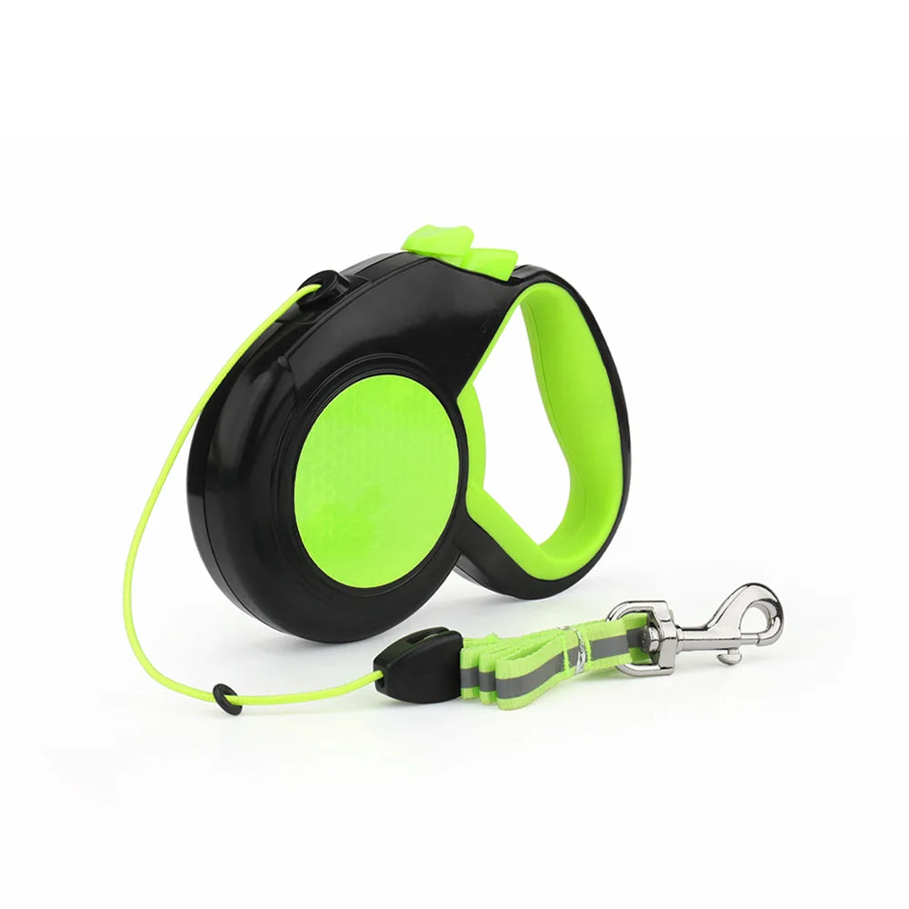 Retractable Dog Lead – Reflective 3M/5M/8M Extendable Leash for Dogs & Cats