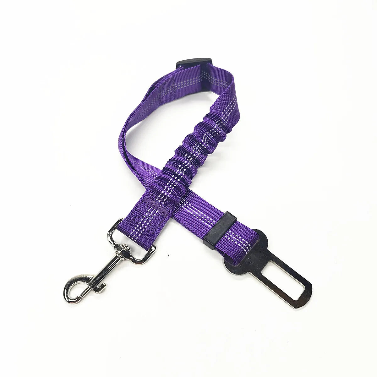 Dog Car Seat Belt – Adjustable Nylon Safety Harness for Travel