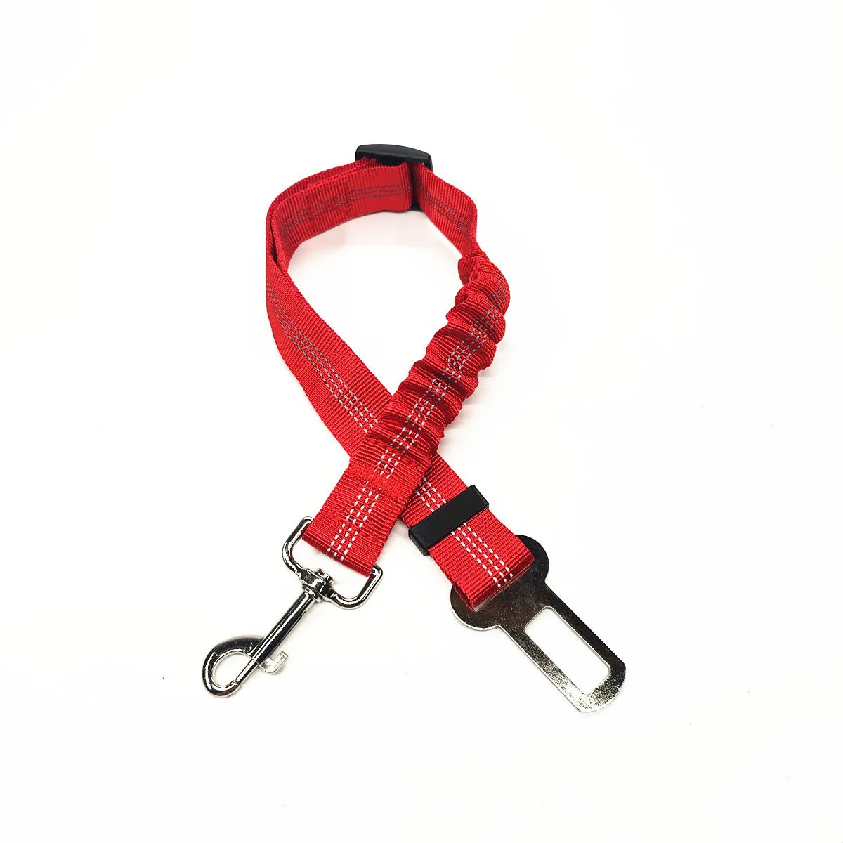 Dog Car Seat Belt – Adjustable Nylon Safety Harness for Travel