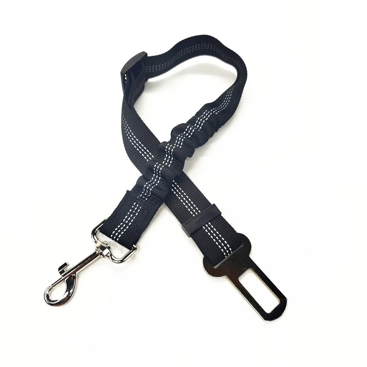 Dog Car Seat Belt – Adjustable Nylon Safety Harness for Travel