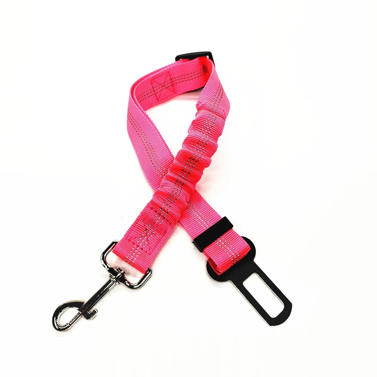 Dog Car Seat Belt – Adjustable Nylon Safety Harness for Travel