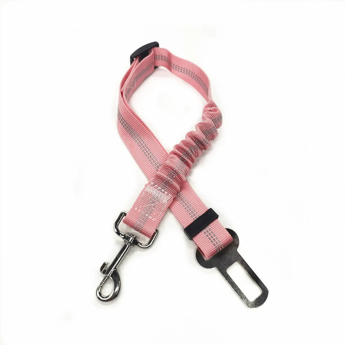 Dog Car Seat Belt – Adjustable Nylon Safety Harness for Travel